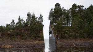 Design for a memorial for the victims at Utoya.