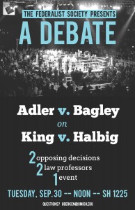 Adler v. Bagley Debate Poster