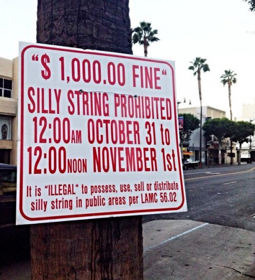 silly string