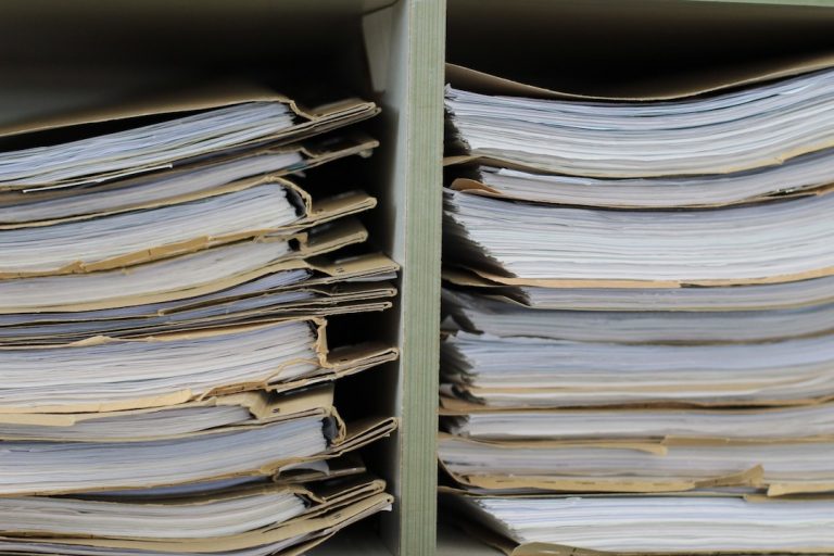 file shelf paper